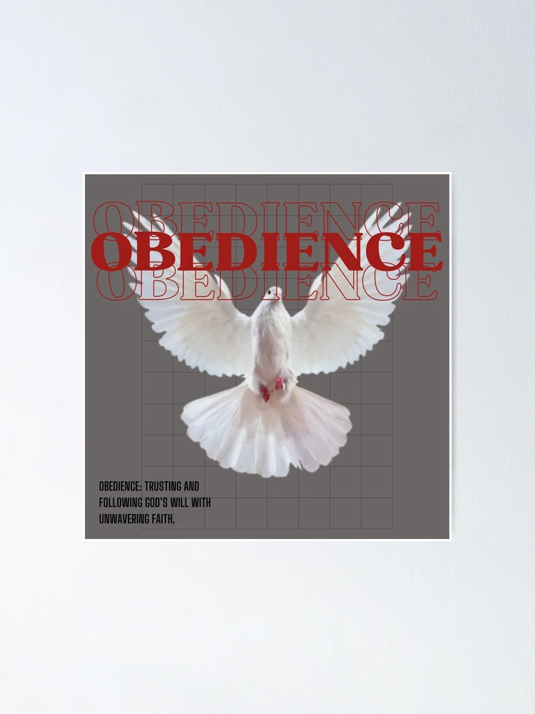 Thumbnail 1 of 3, Poster, Live In Obedience designed and sold by CreativInkLab.