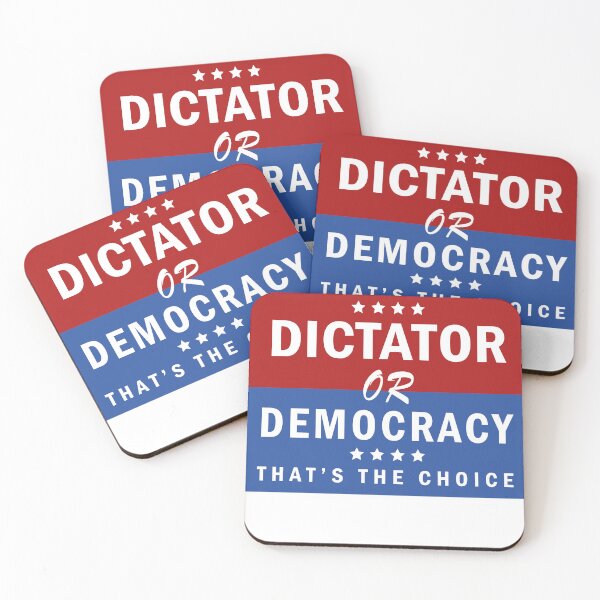 Item preview, Dictator or Democracy That's The Choice designed and sold by anaotradnova.