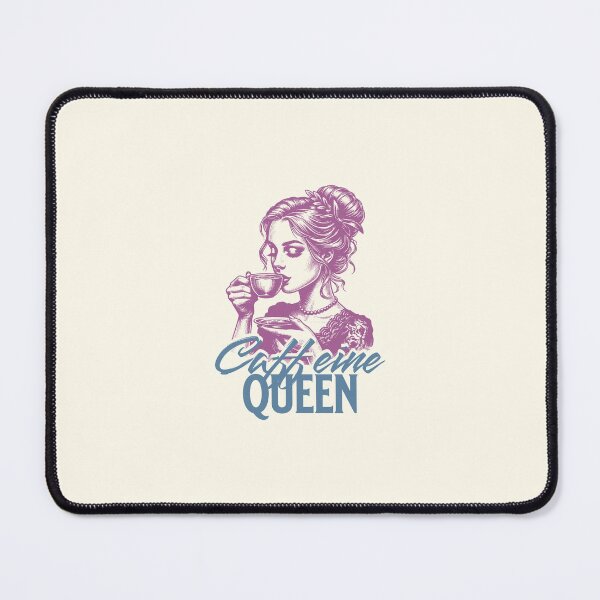 Item preview, Caffeine queen. Vintage romantic coffee color art designed and sold by Pearl67.