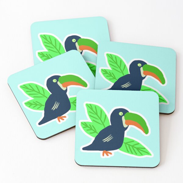Item preview, Tropical Toucan and Leaves designed and sold by DanielleGensler.