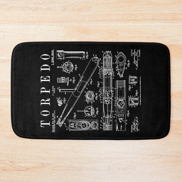 Item preview, Nautical Submarine Torpedo Sub Boat Naval Vintage Patent designed and sold by GrandeDuc.