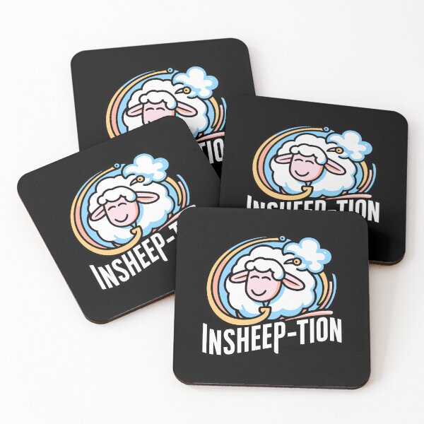 Item preview, Sleepy Sheep "Insheep-tion" Dreamy Night Art designed and sold by BNCH44.