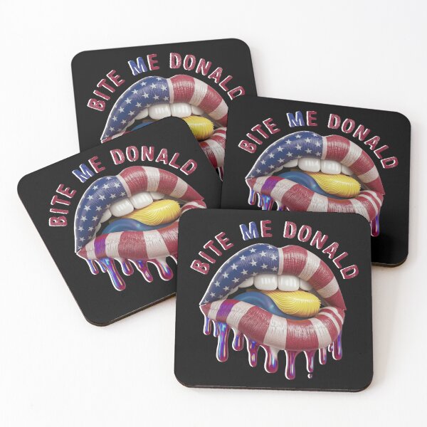 Item preview, Bite Me Donald - Anti Trump Gear  designed and sold by AwakenedSoul.