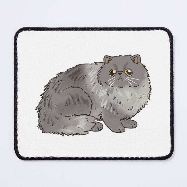 Item preview, Fluffy grey persian cat designed and sold by Yaragold.