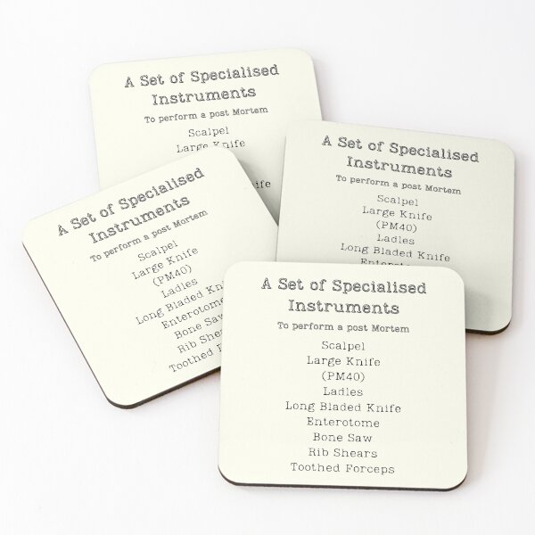 Item preview, Autopsy Instruments designed and sold by AnnDart.