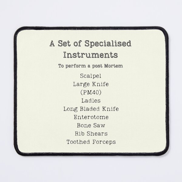 Item preview, Autopsy Instruments designed and sold by AnnDart.