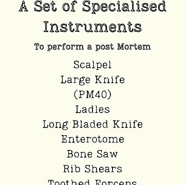 Artwork thumbnail, Autopsy Instruments by AnnDart