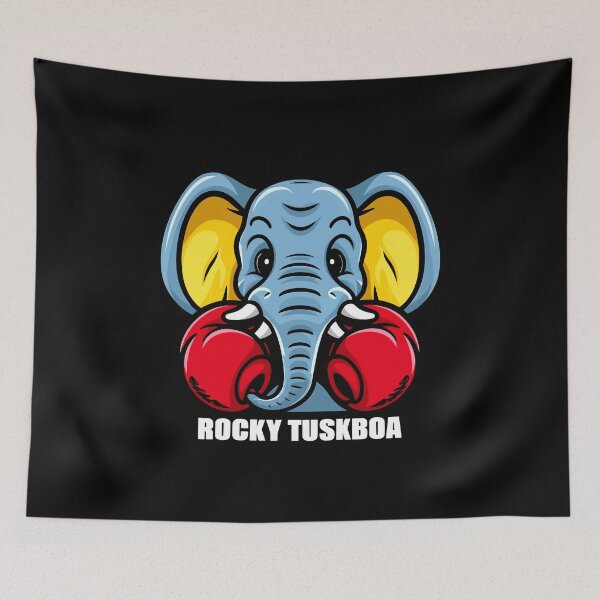 Item preview, Incredible Boxing Elephant Champion "Rocky Tuskboa" Art designed and sold by BNCH44.
