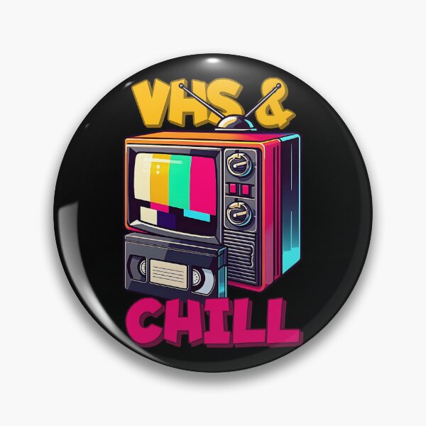 Item preview, Retro VHS & Chill - Funny Generation X and millennials Nostalgia Design. designed and sold by Unitepeople.