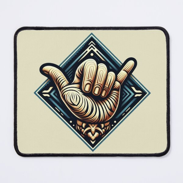 Item preview, Surfer Hand Symbol designed and sold by artcolory.