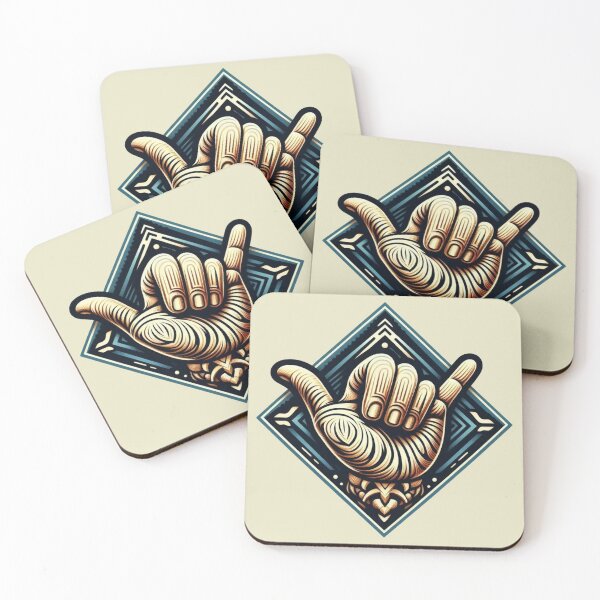 Item preview, Surfer Hand Symbol designed and sold by artcolory.