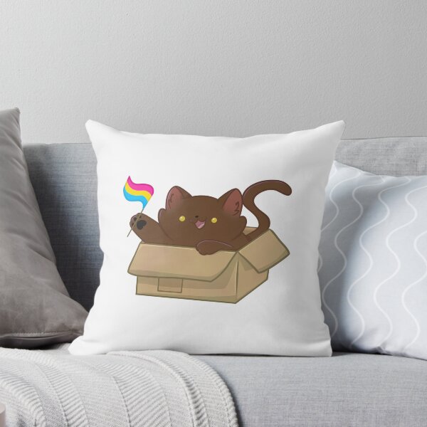 Item preview, pride brown cat - pansexual flag designed and sold by linnylooo.