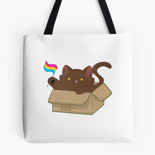 Item preview, pride brown cat - pansexual flag designed and sold by linnylooo.