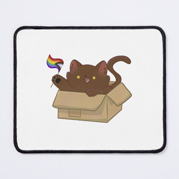 Item preview, pride brown cat - progress flag designed and sold by linnylooo.