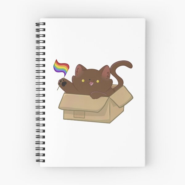 Item preview, pride brown cat - rainbow flag designed and sold by linnylooo.
