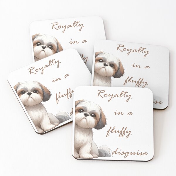 Item preview, Royalty in a Fluffy Disguise - Shih Tzu designed and sold by ART-HOME-PAWS.