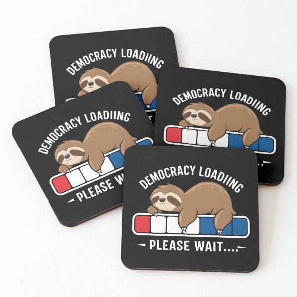 Item preview, Democracy Loading. Sloth Lovers - Election 2024 designed and sold by AwakenedSoul.