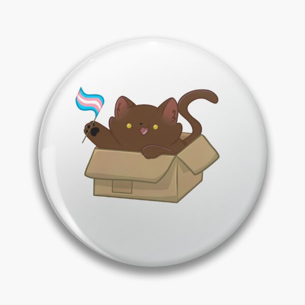 Item preview, pride brown cat - transgender flag designed and sold by linnylooo.