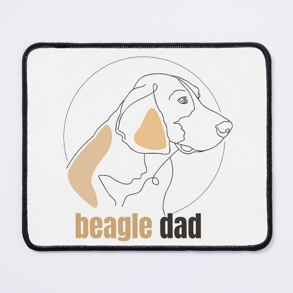 Item preview, Beagle dog dad line art pastel designed and sold by interico88.