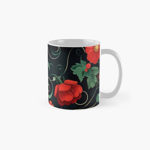 Item preview, Red Flowers with Berries designed and sold by OccultDreams.