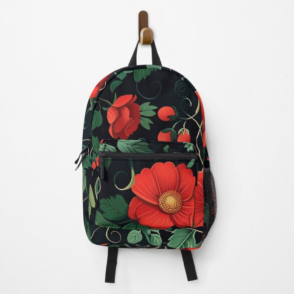 Item preview, Red Flowers with Berries designed and sold by OccultDreams.