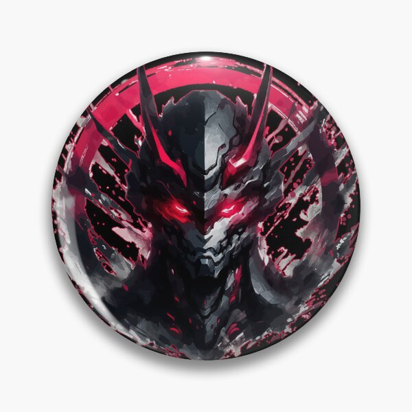 Item preview, Oni Mecha Demon Sumie Enso Art designed and sold by TomFrontierArt.