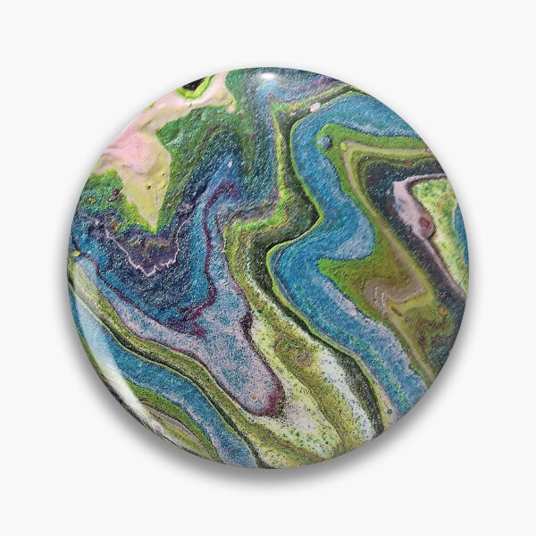 Item preview, Gallup Jagged Blue Green Acrylic Abstract designed and sold by Doug  Siegel.