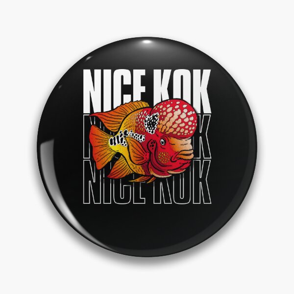 Item preview, Nice Kok Funny Flowerhorn Cichlid Fish Keeper designed and sold by JRRTs.