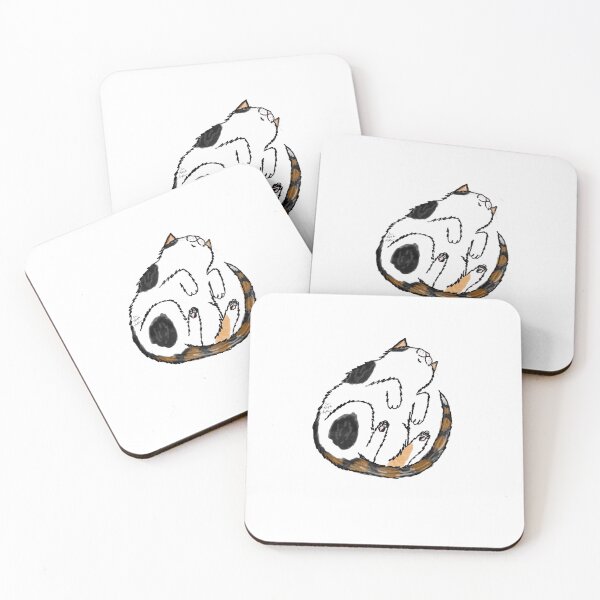 Item preview, Leeloo, the calico kitty, lying down. designed and sold by HostofNightmare.
