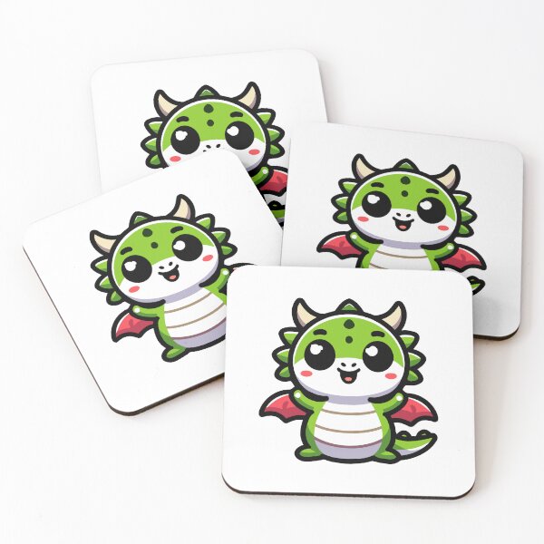 Item preview, Cute Kawaii Green Dragon Cartoon designed and sold by Akioos.