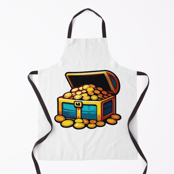 Item preview, Cartoon Treasure Chest Overflowing with Gold Coins designed and sold by Akioos.