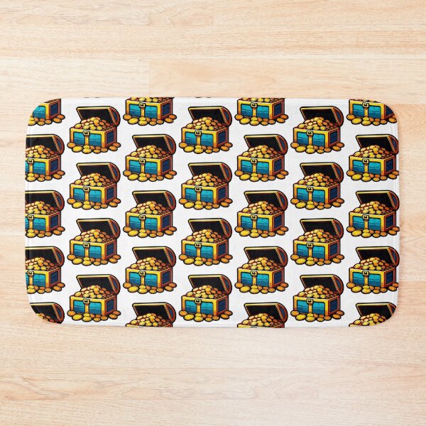 Item preview, Cartoon Treasure Chest Overflowing with Gold Coins designed and sold by Akioos.