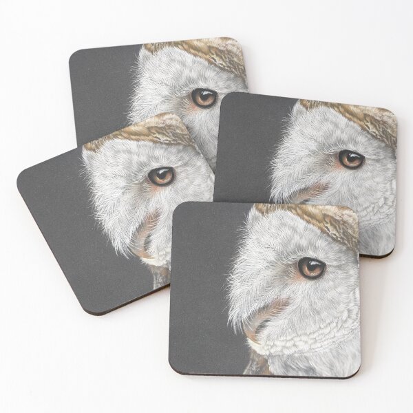 Item preview, Barn Owl soft pastel portrait  designed and sold by CharlotteJade.
