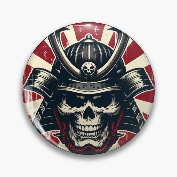 Item preview, Samurai Oni Skull designed and sold by TomFrontierArt.