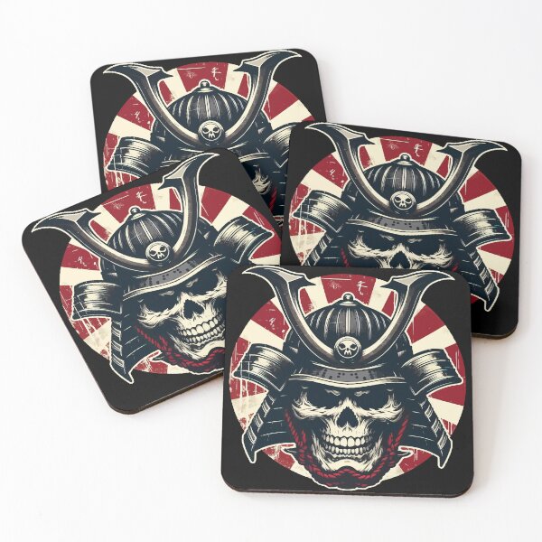 Item preview, Samurai Oni Skull designed and sold by TomFrontierArt.
