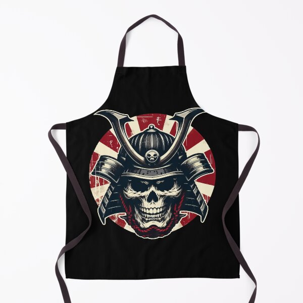 Item preview, Samurai Oni Skull designed and sold by TomFrontierArt.