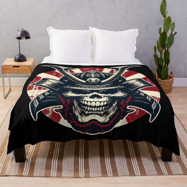 Item preview, Samurai Oni Skull designed and sold by TomFrontierArt.