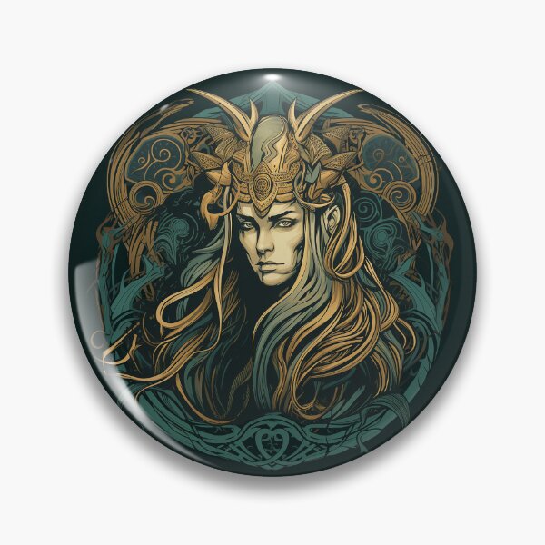 Item preview, Embody Strength and Valor: Lagartha the Viking Shieldmaiden designed and sold by PixelMajikz.
