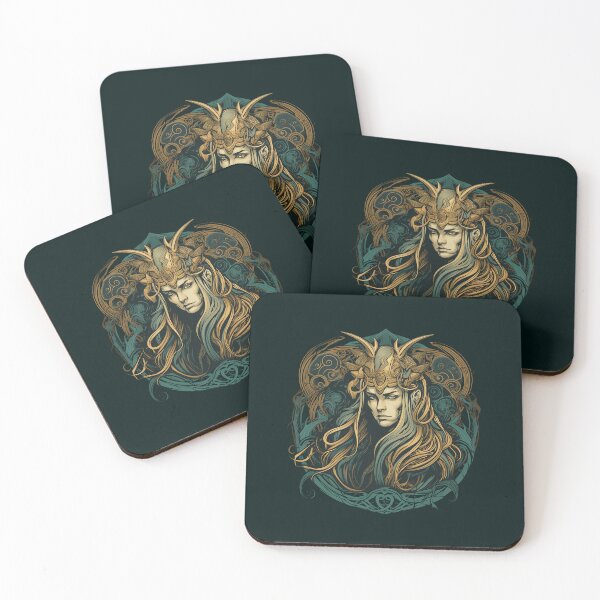 Item preview, Embody Strength and Valor: Lagartha the Viking Shieldmaiden designed and sold by PixelMajikz.
