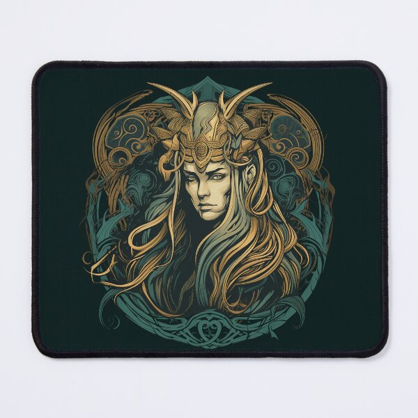 Item preview, Embody Strength and Valor: Lagartha the Viking Shieldmaiden designed and sold by PixelMajikz.
