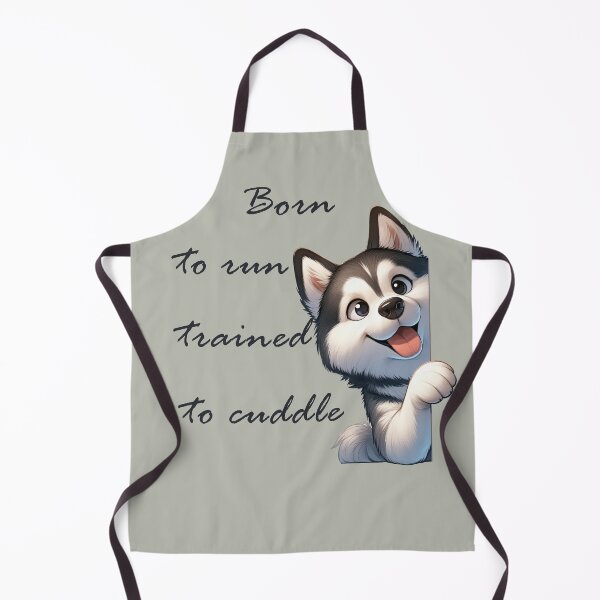Item preview, Born to run, trained to cuddle - Siberian Husky designed and sold by ART-HOME-PAWS.
