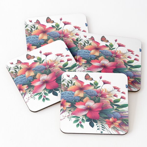 Item preview, Duvet covers and bedspread with bouquet of colorful flowers designed and sold by Ulykit.