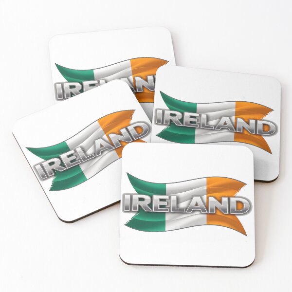 Item preview, Ireland on Irish Tricolour Flag designed and sold by REAL IRISH GIFTS.
