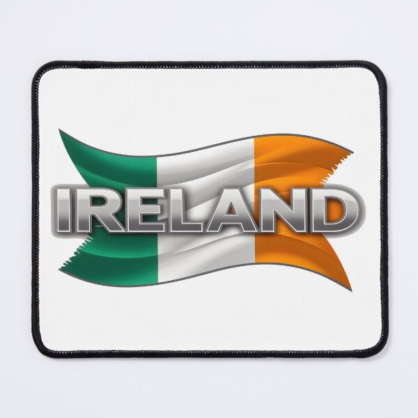 Item preview, Ireland on Irish Tricolour Flag designed and sold by REAL IRISH GIFTS.
