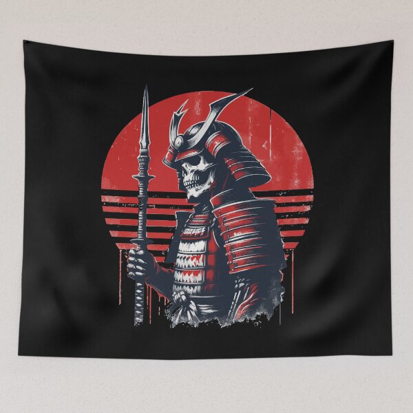 Item preview, Samurai Oni Skeleton designed and sold by TomFrontierArt.