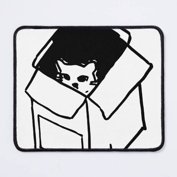 Item preview, cat in a box designed and sold by Skaetlett.