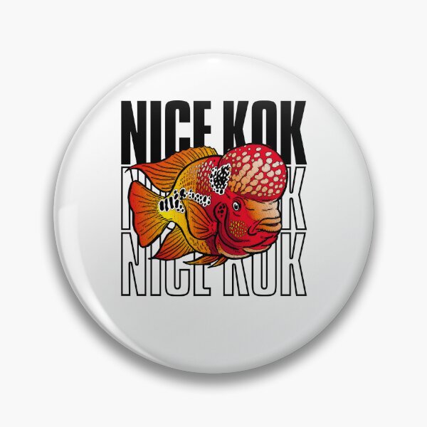 Item preview, Nice Kok Funny Flowerhorn Cichlid Fish Keeper designed and sold by JRRTs.