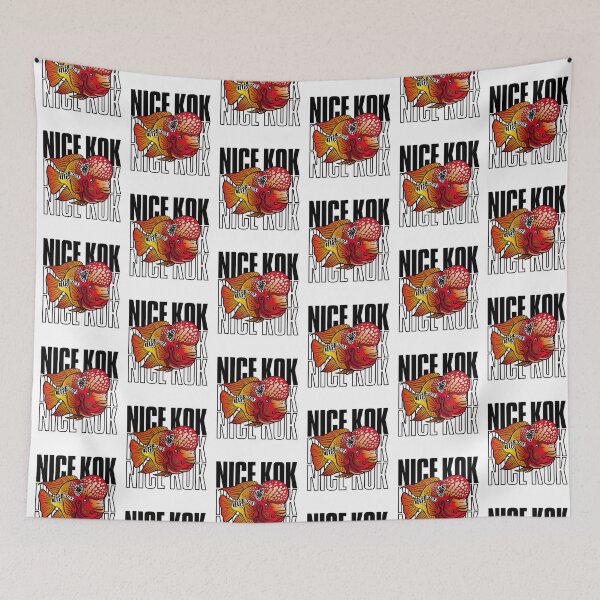 Item preview, Nice Kok Funny Flowerhorn Cichlid Fish Keeper designed and sold by JRRTs.