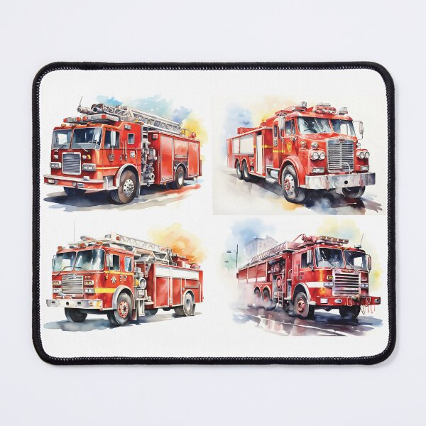 Item preview, Red Firetrucks designed and sold by BuxomBabe21.