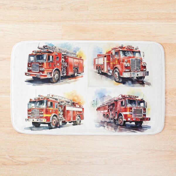 Item preview, Red Firetrucks designed and sold by BuxomBabe21.